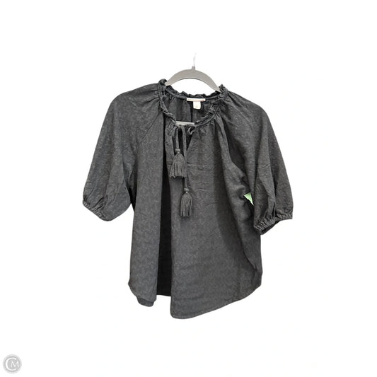 Top Short Sleeve By Knox Rose In Black, Size: M