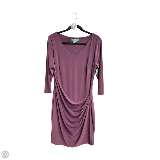 Dress Work By Lauren By Ralph Lauren In Purple, Size: Xl