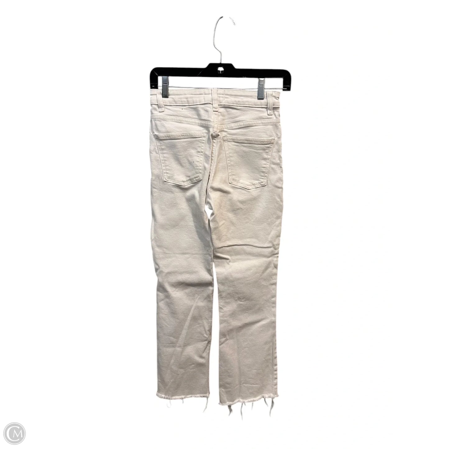 Jeans Straight By Zara In White, Size: 2