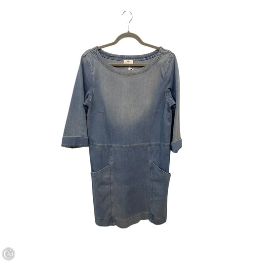 Dress Casual Short By Adriano Goldschmied In Blue Denim, Size: M