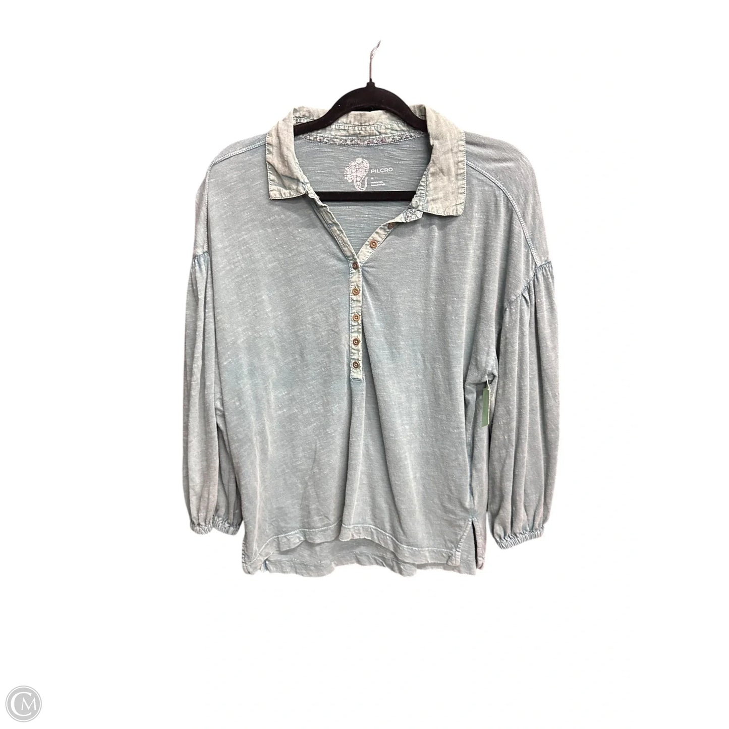 Top 3/4 Sleeve By Pilcro In Green, Size: M