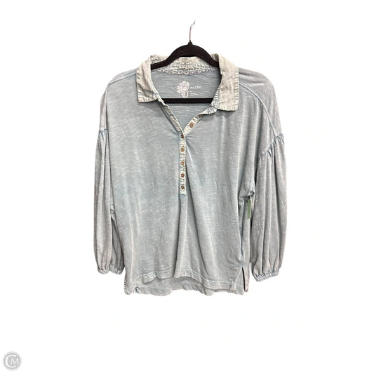 Top 3/4 Sleeve By Pilcro In Green, Size: M