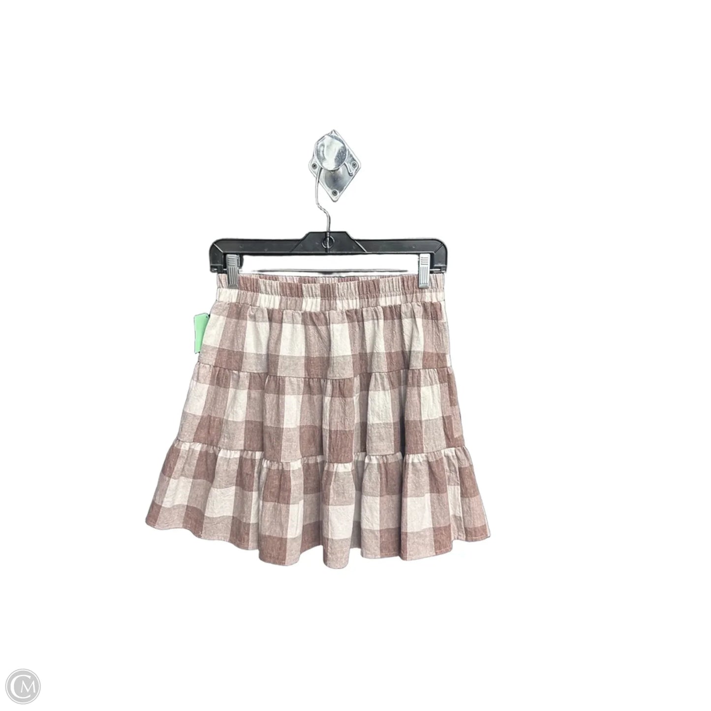 Skirt Mini & Short By Easel In Brown & Pink, Size: 4