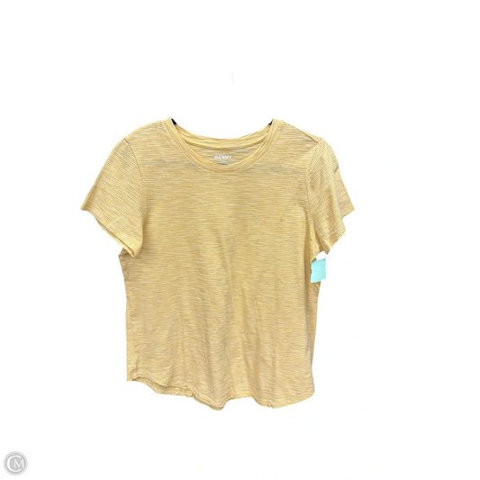 Top Short Sleeve By Old Navy In Yellow, Size: M