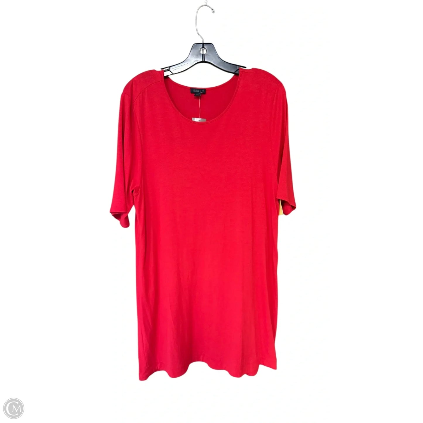 Tunic Short Sleeve By J. Jill In Red, Size: L