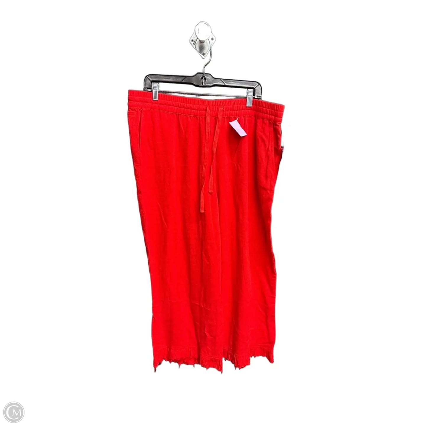 Pants Linen By Clothes Mentor In Red, Size: 14