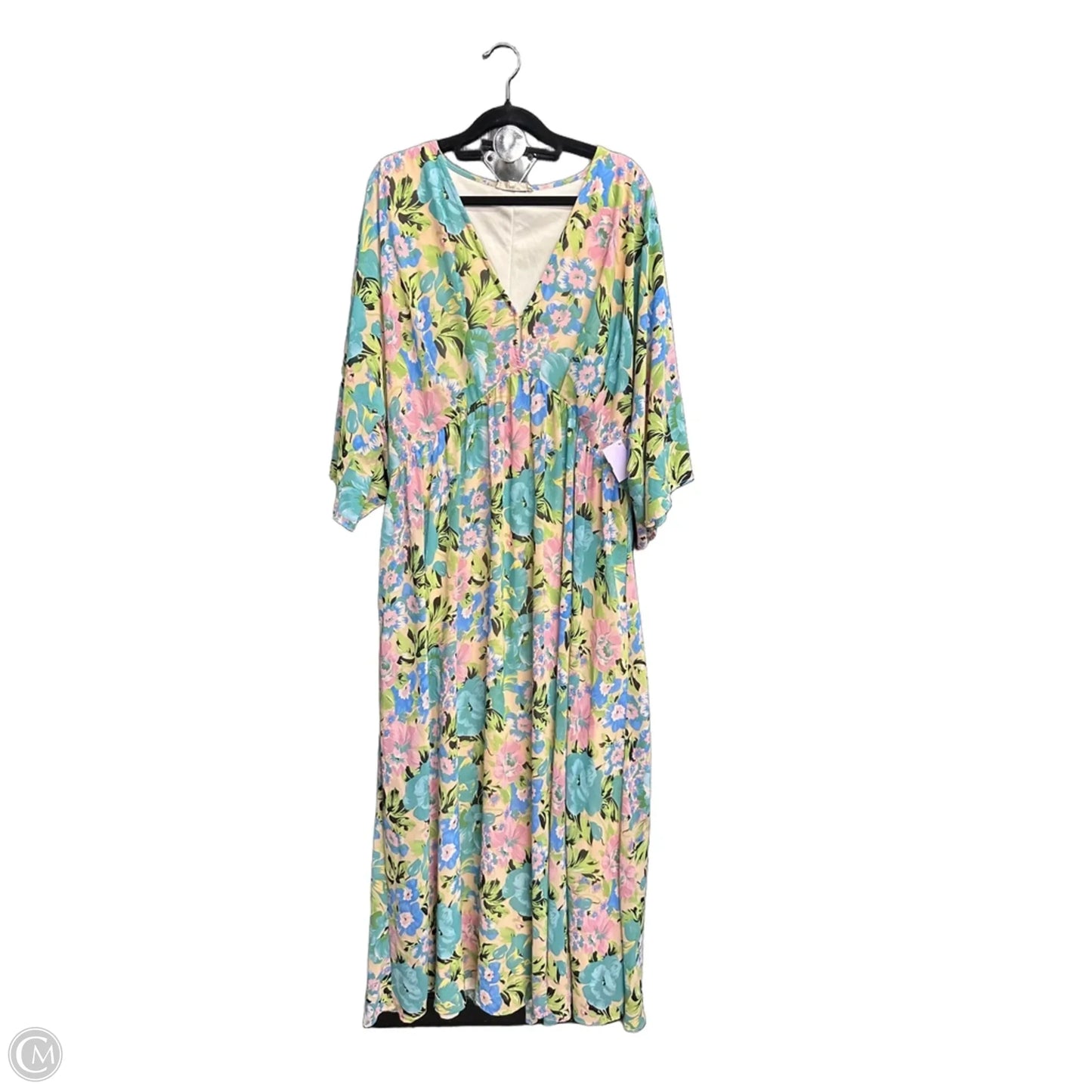 Dress Casual Maxi By Entro In Floral Print, Size: Xl