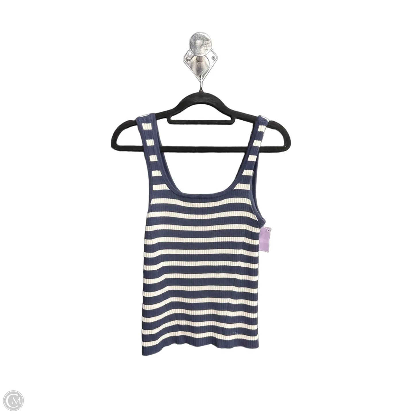 Top Sleeveless By Loft In Navy, Size: S