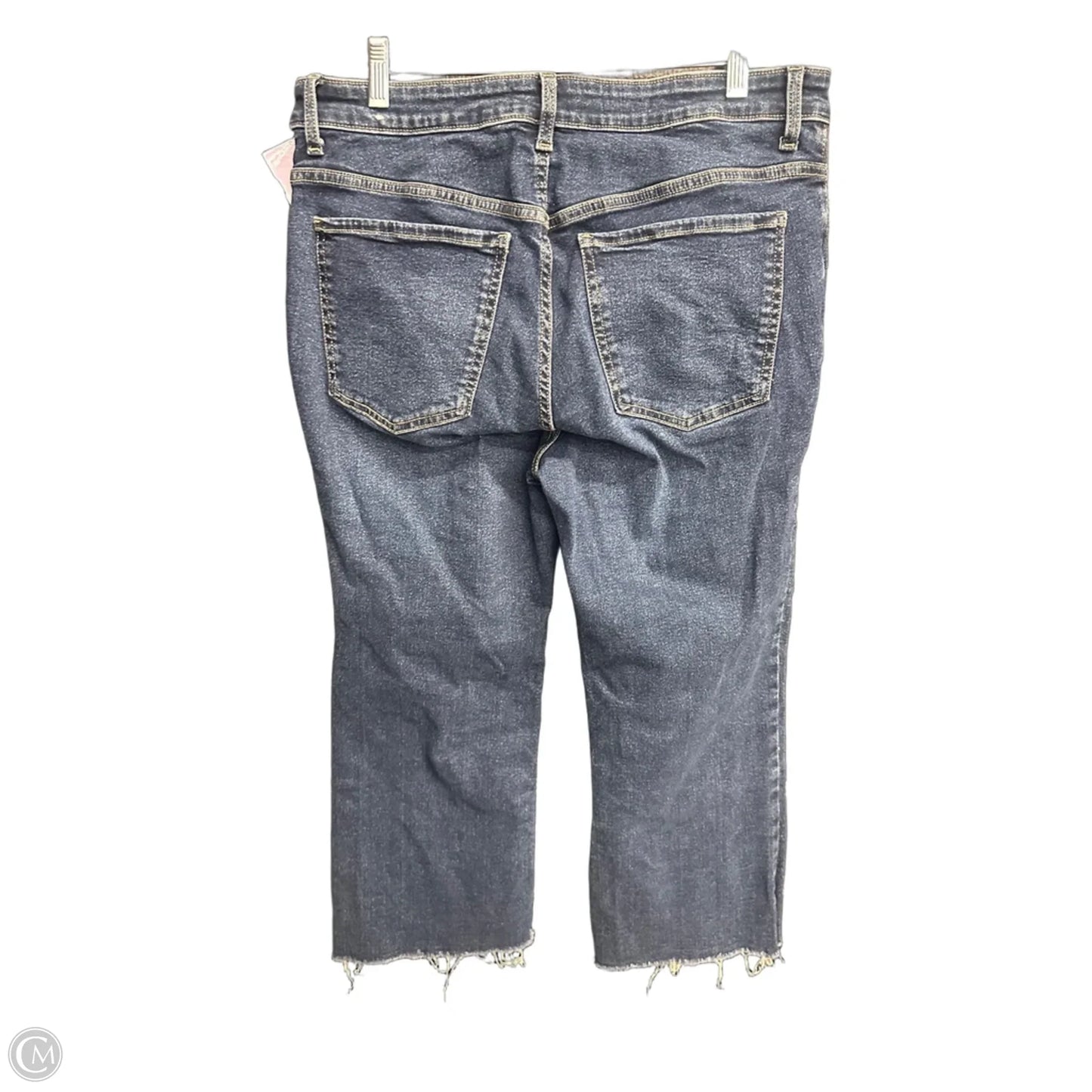 Jeans Straight By Mng In Blue Denim, Size: 12