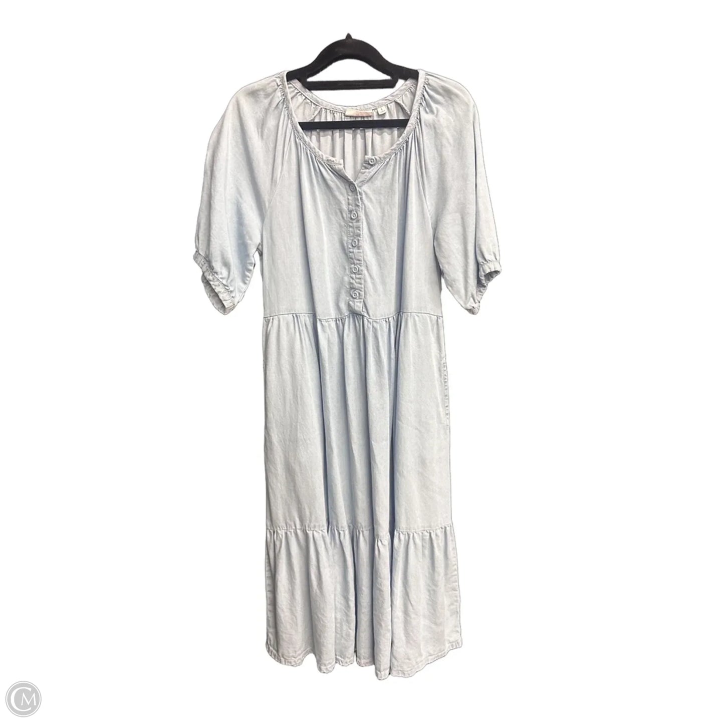Dress Casual Maxi By West Bound In Blue Denim, Size: S