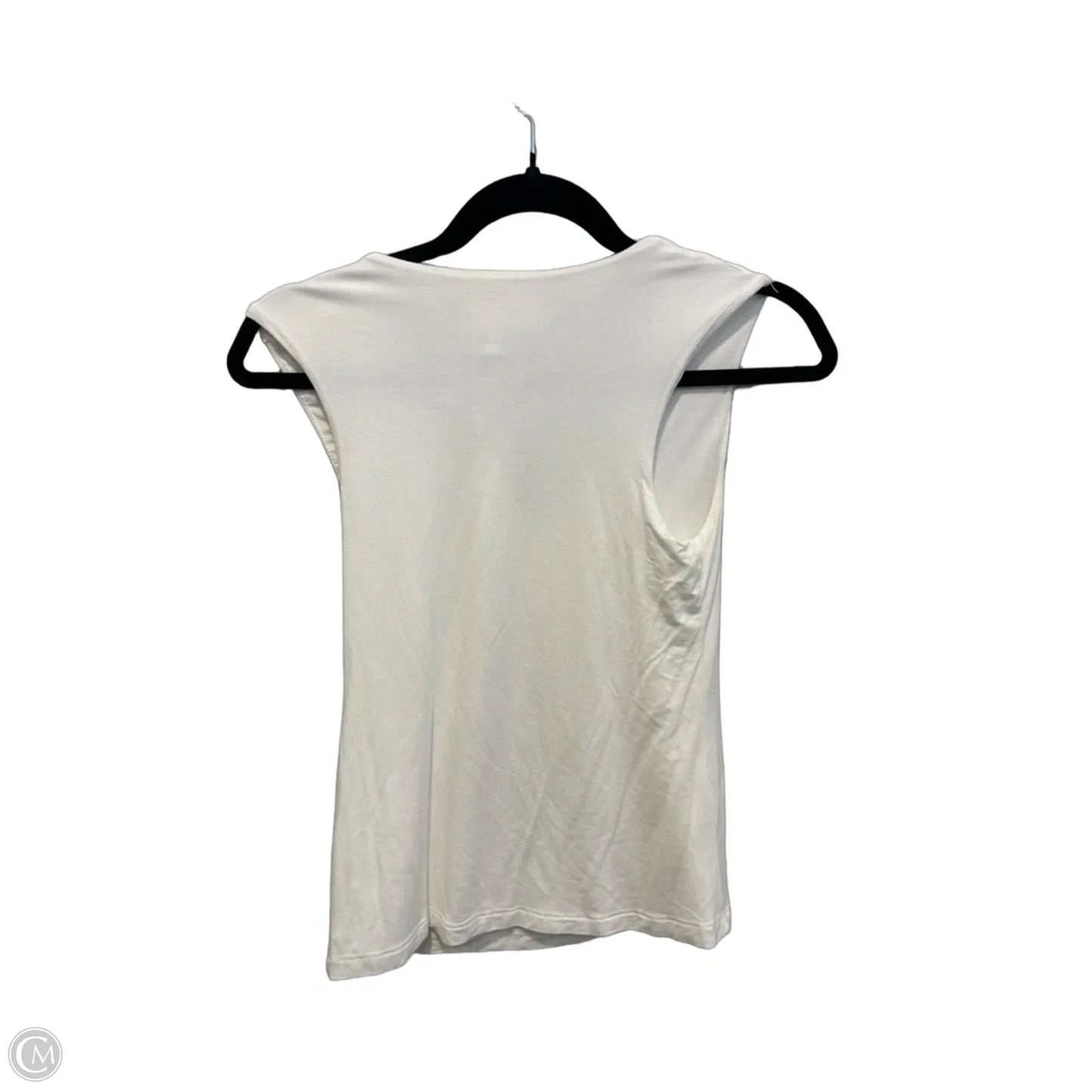 Top Sleeveless By Clothes Mentor In Cream, Size: S