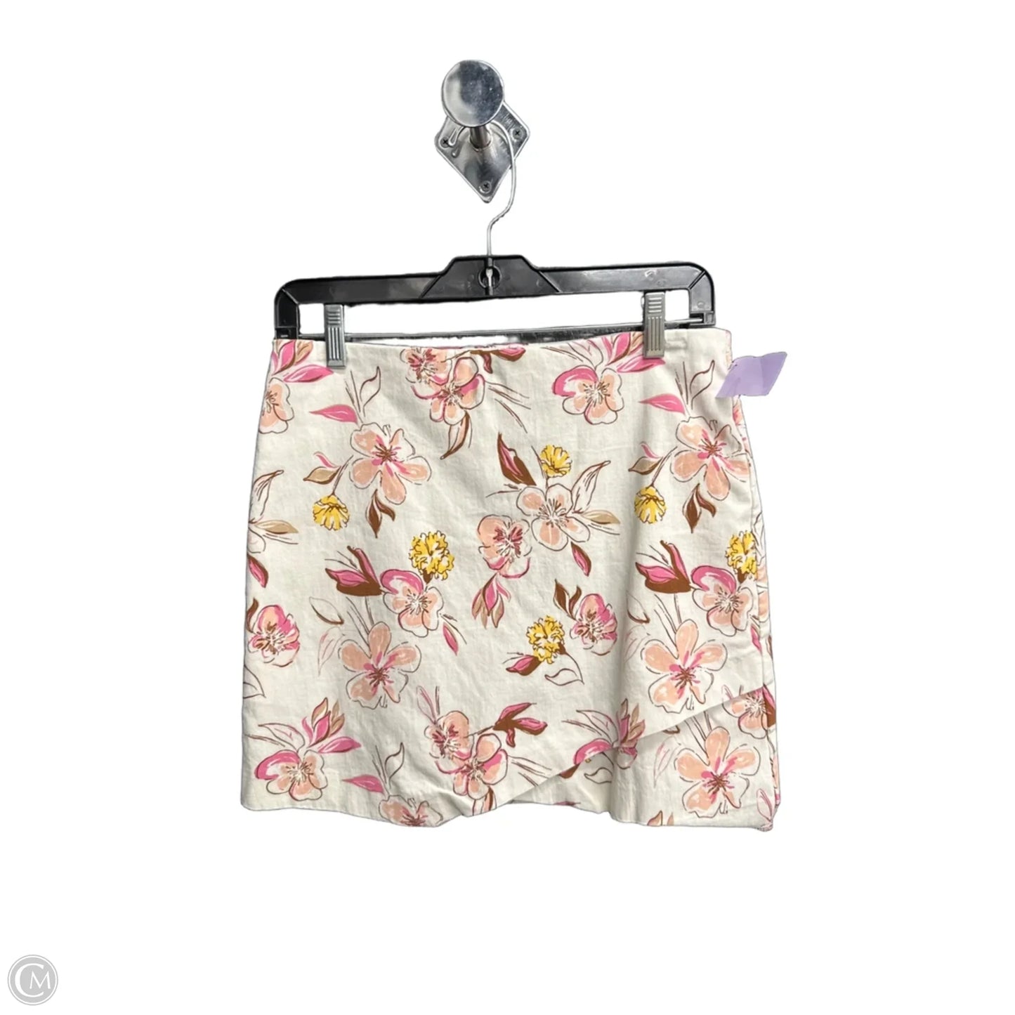 Skirt Mini & Short By Versona In Floral Print, Size: 8