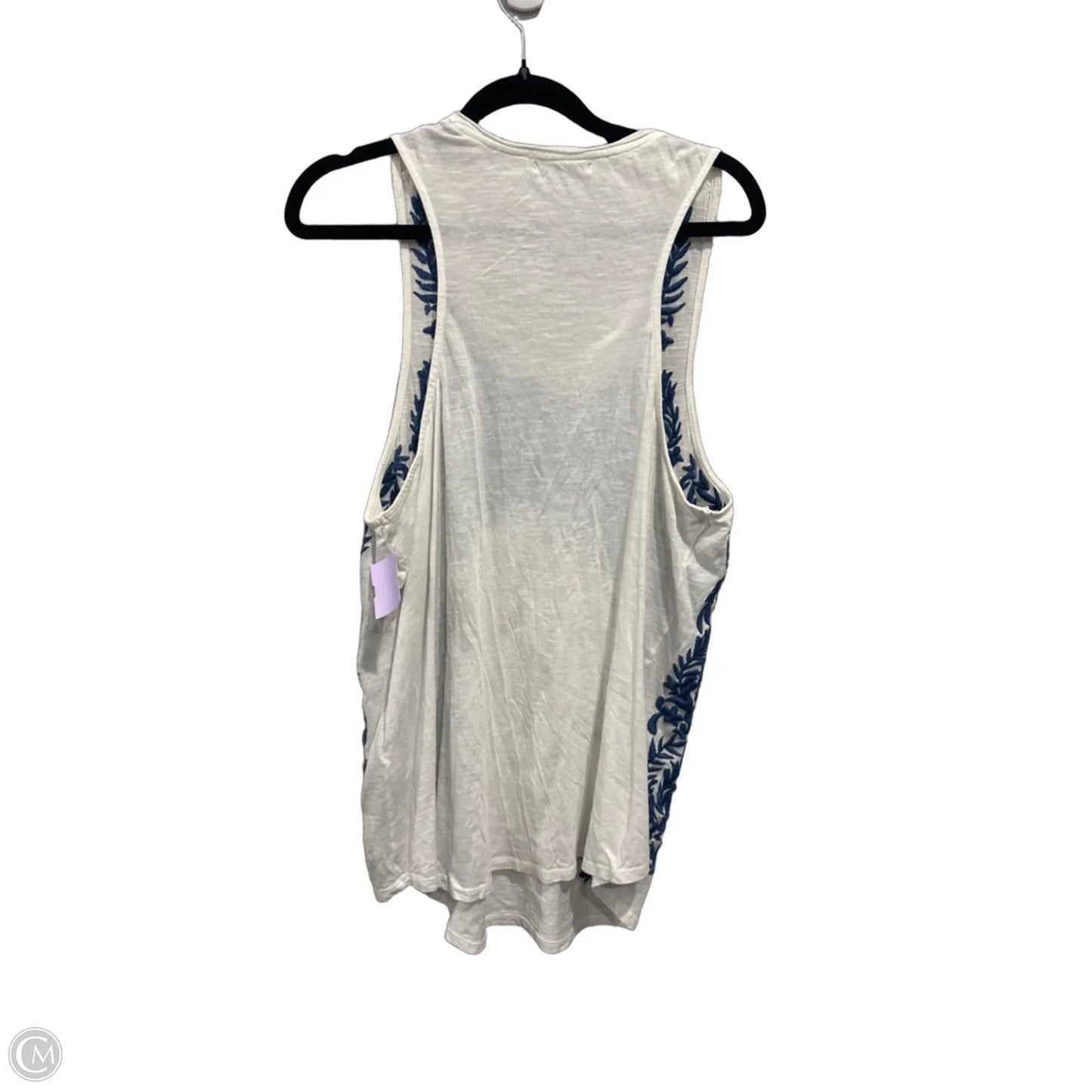 Top Sleeveless By Max Studio In White, Size: M