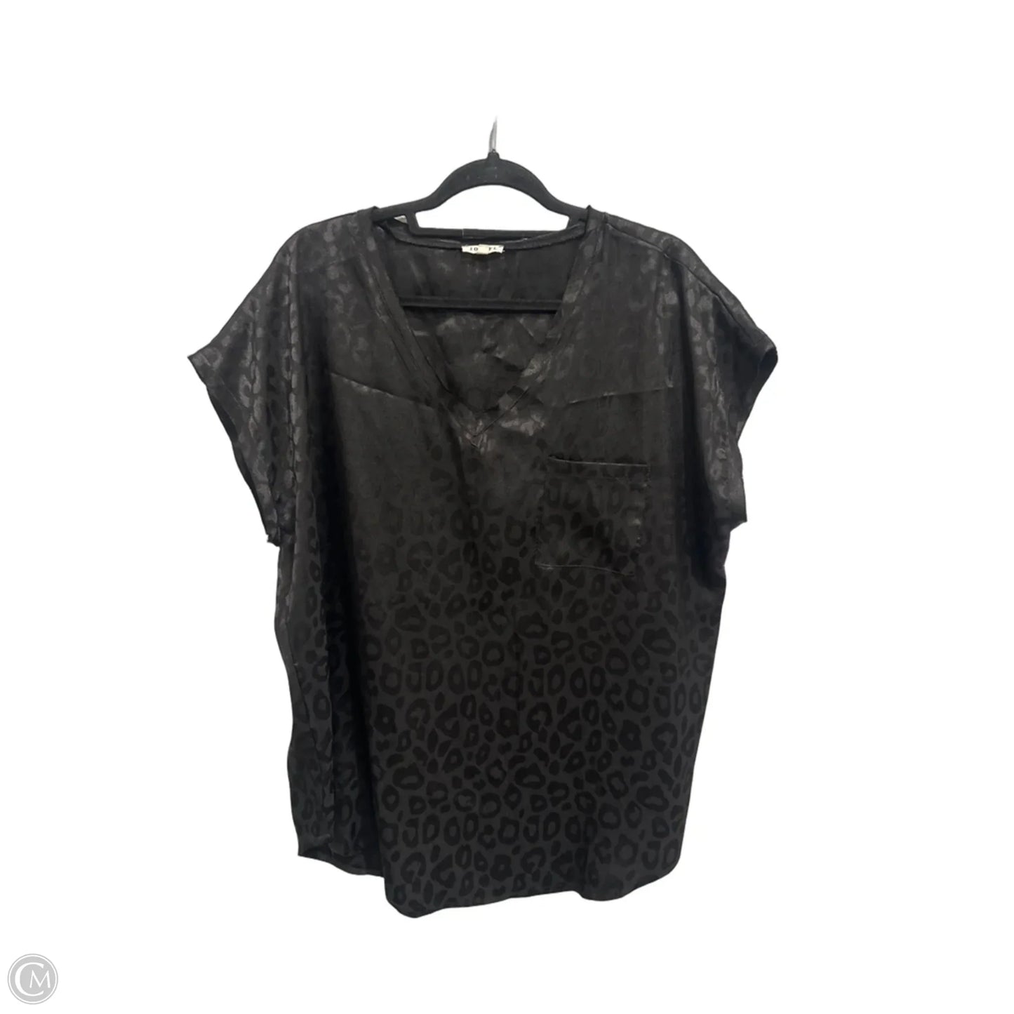 Top Short Sleeve By Jodifl In Animal Print, Size: L