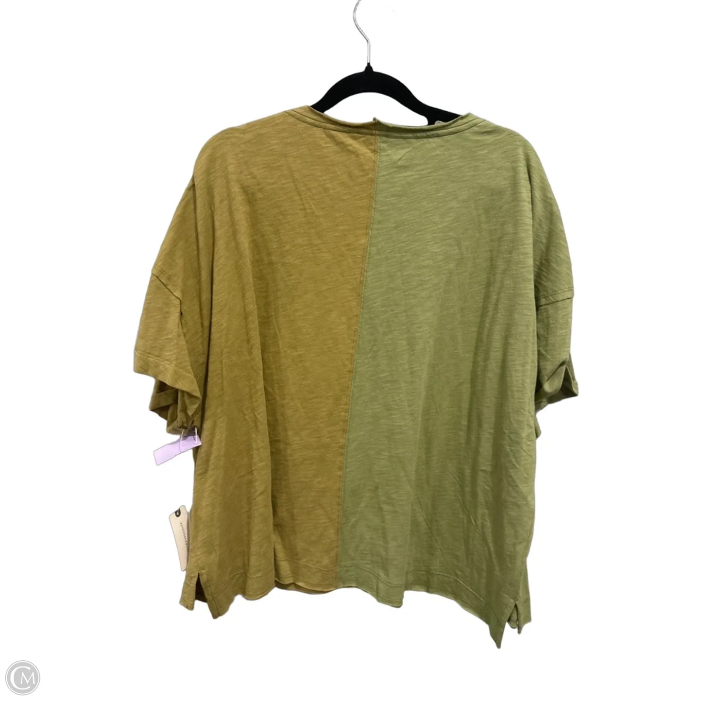 Top Short Sleeve By Pilcro In Green, Size: L
