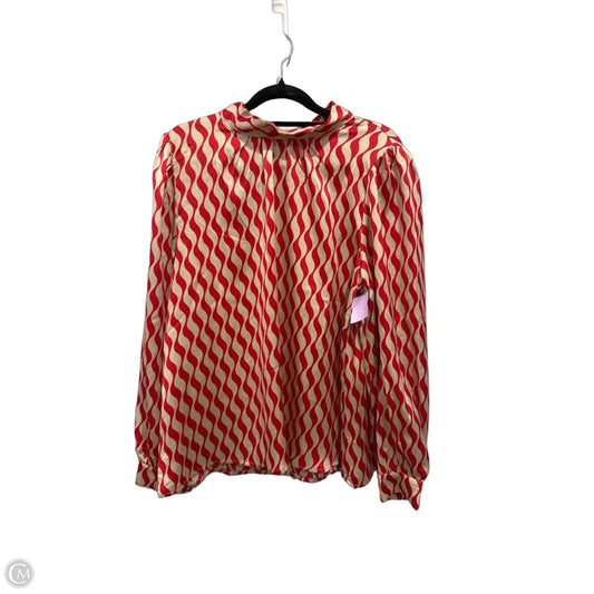 Top Long Sleeve By Jodifl In Geometric Pattern, Size: S