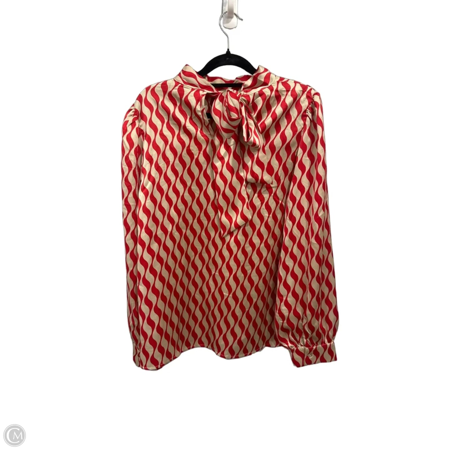 Top Long Sleeve By Jodifl In Geometric Pattern, Size: S