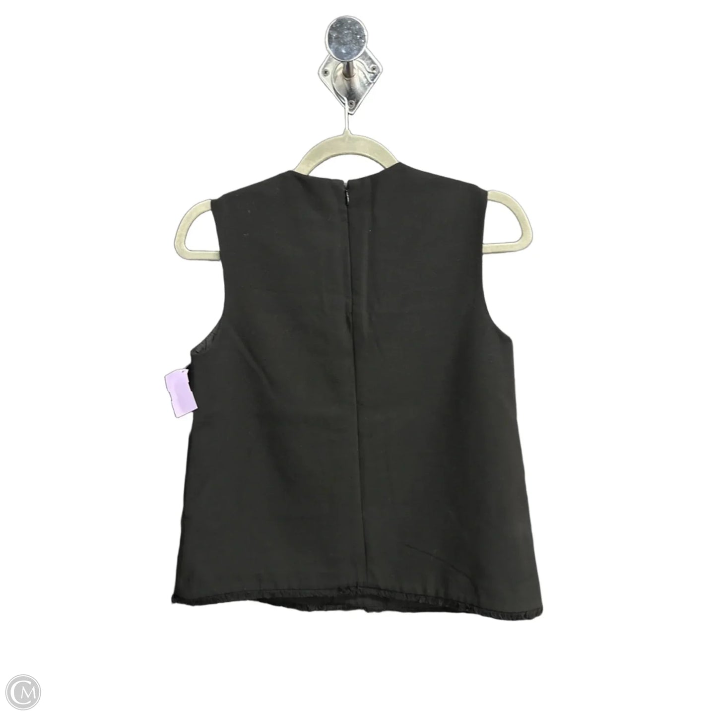 Top Sleeveless By Clothes Mentor In Black, Size: S