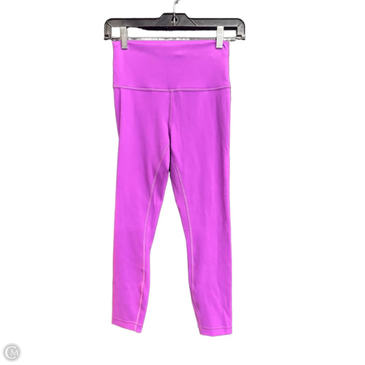 Athletic Leggings By Lululemon In Purple, Size: S