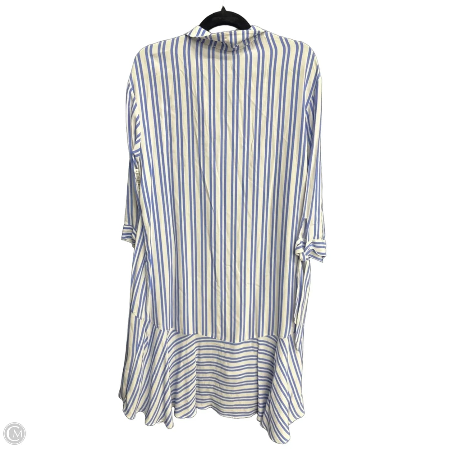 Dress Casual Short By Zara In Striped Pattern, Size: S