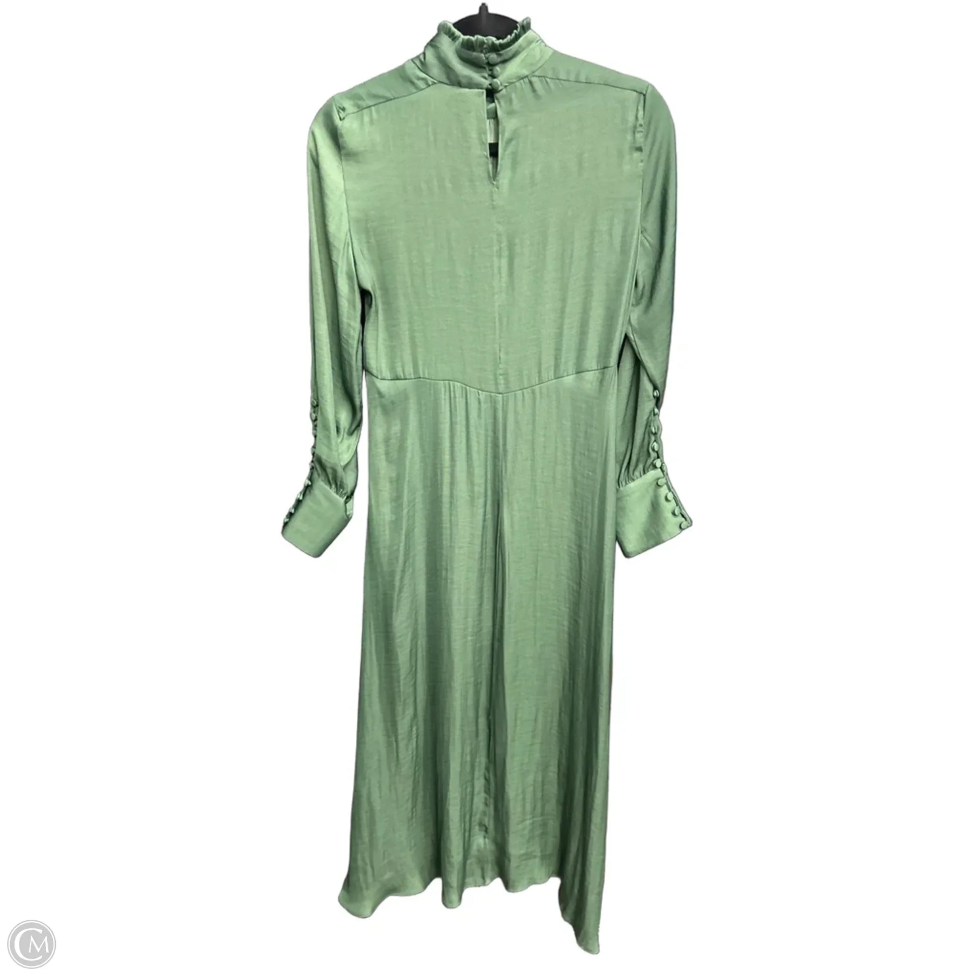Dress Casual Maxi By Zara Women In Green, Size: S