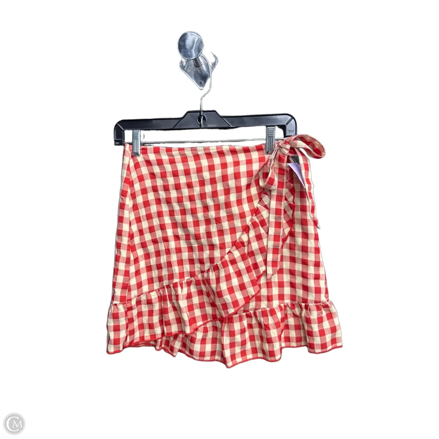 Skirt Mini & Short By Impressions In Plaid Pattern, Size: S