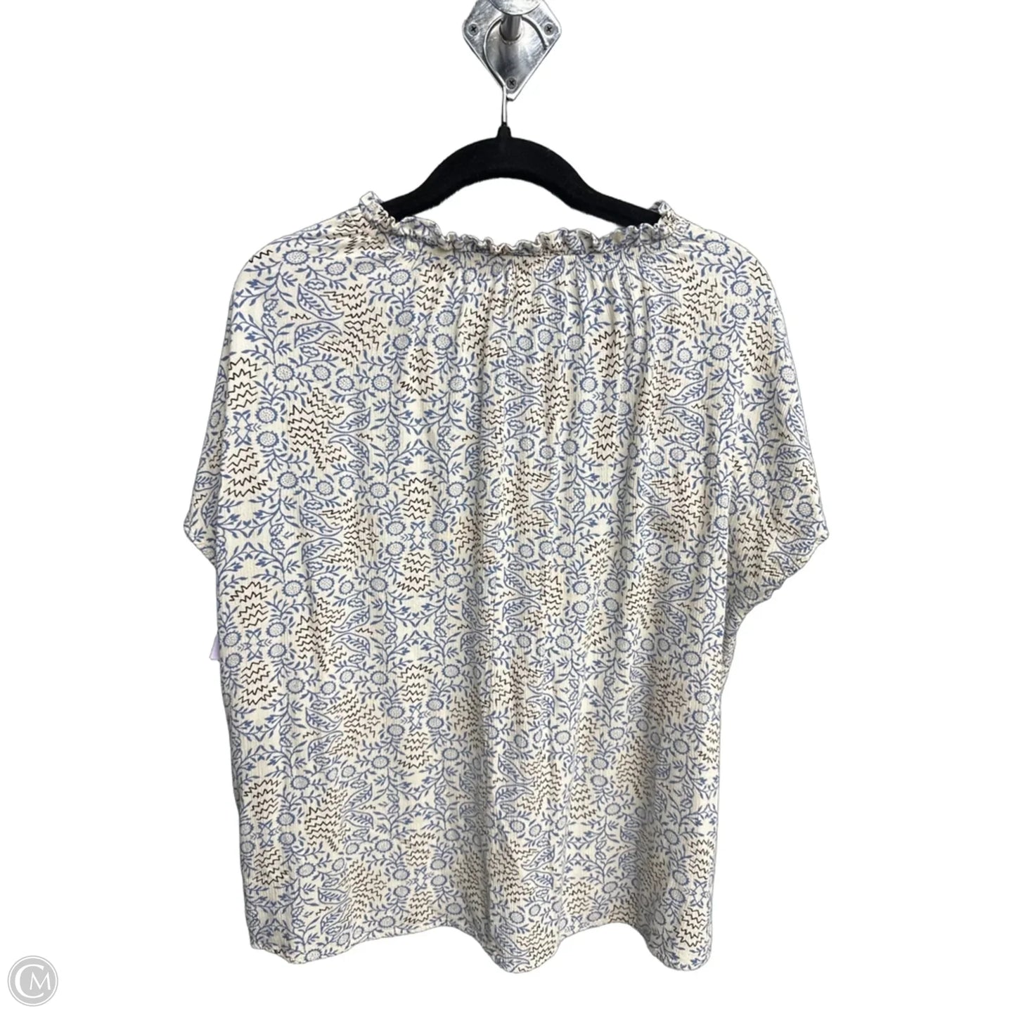 Top Short Sleeve By First Love In Cream, Size: L