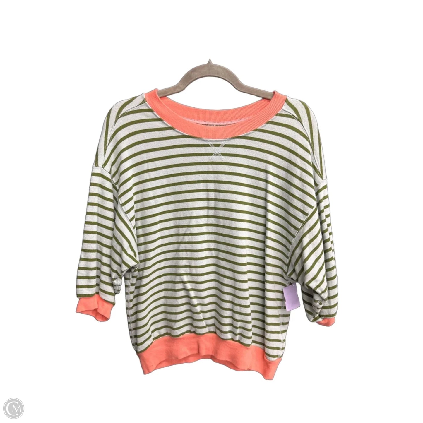 Top Short Sleeve By Pilcro In Striped Pattern, Size: Xs
