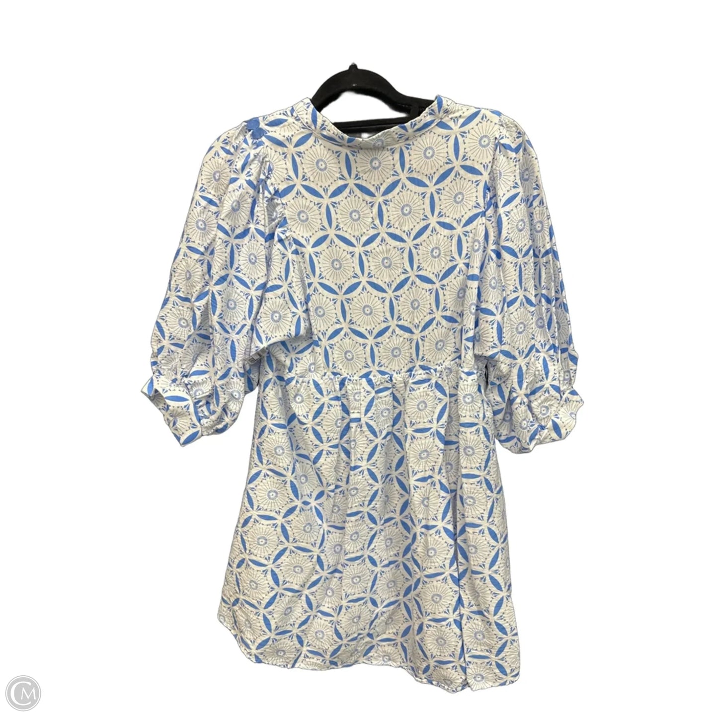 Dress Casual Short By Jodifl In Blue & White, Size: S