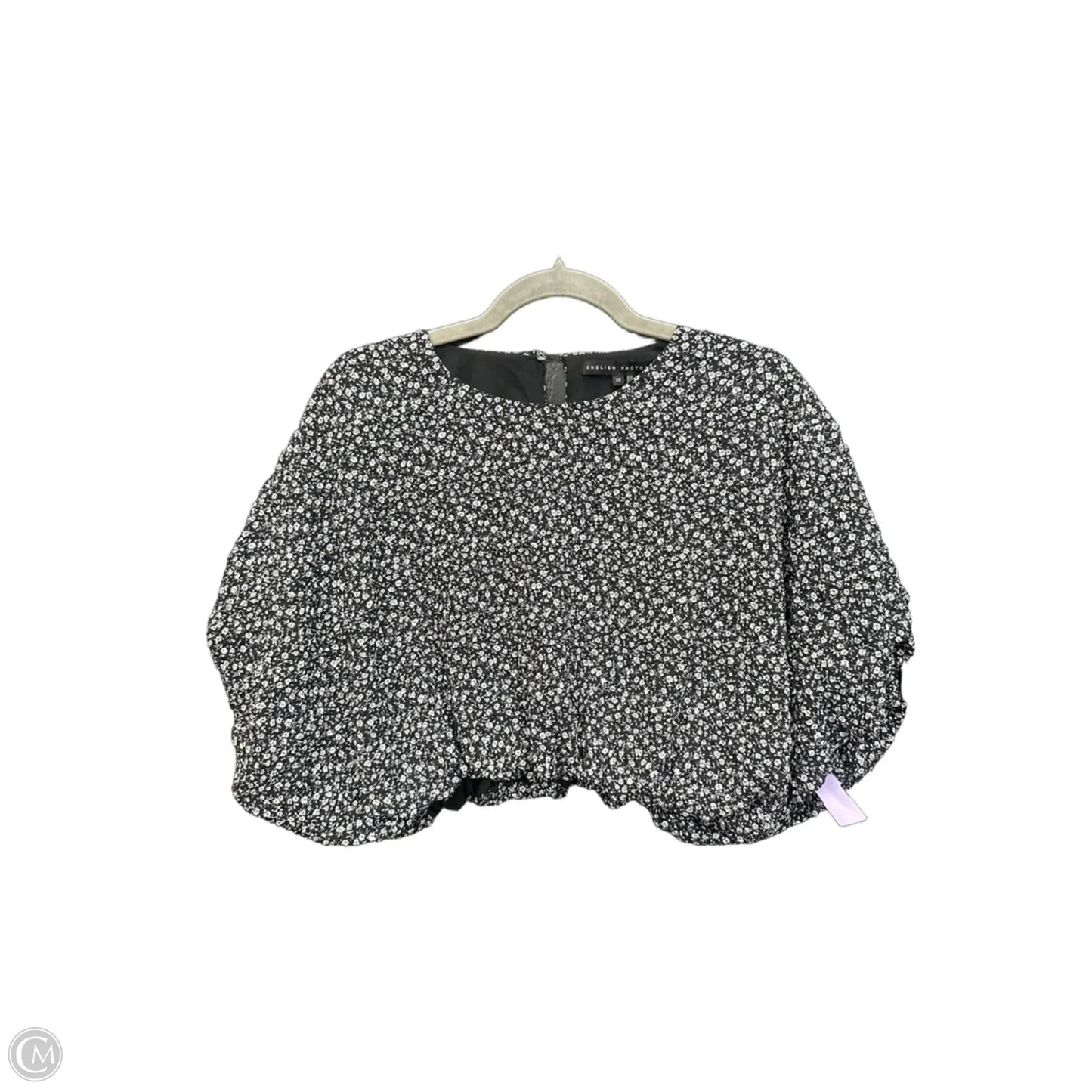 Top Short Sleeve By English Factory In Floral Print, Size: Xs