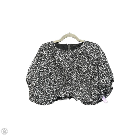 Top Short Sleeve By English Factory In Floral Print, Size: Xs