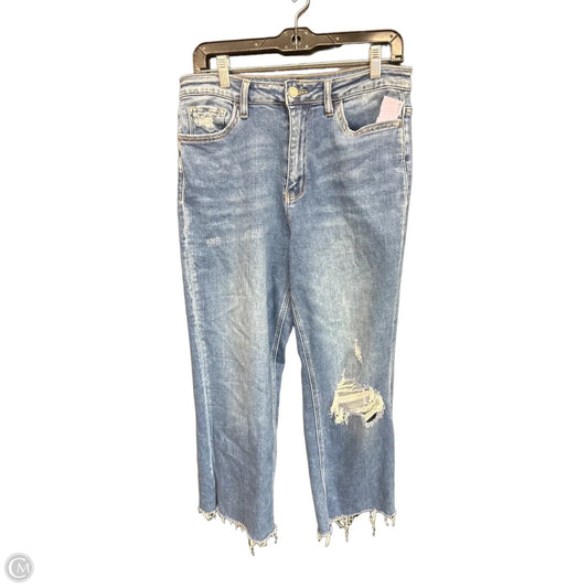 Jeans Cropped By Vervet In Blue Denim, Size: 6