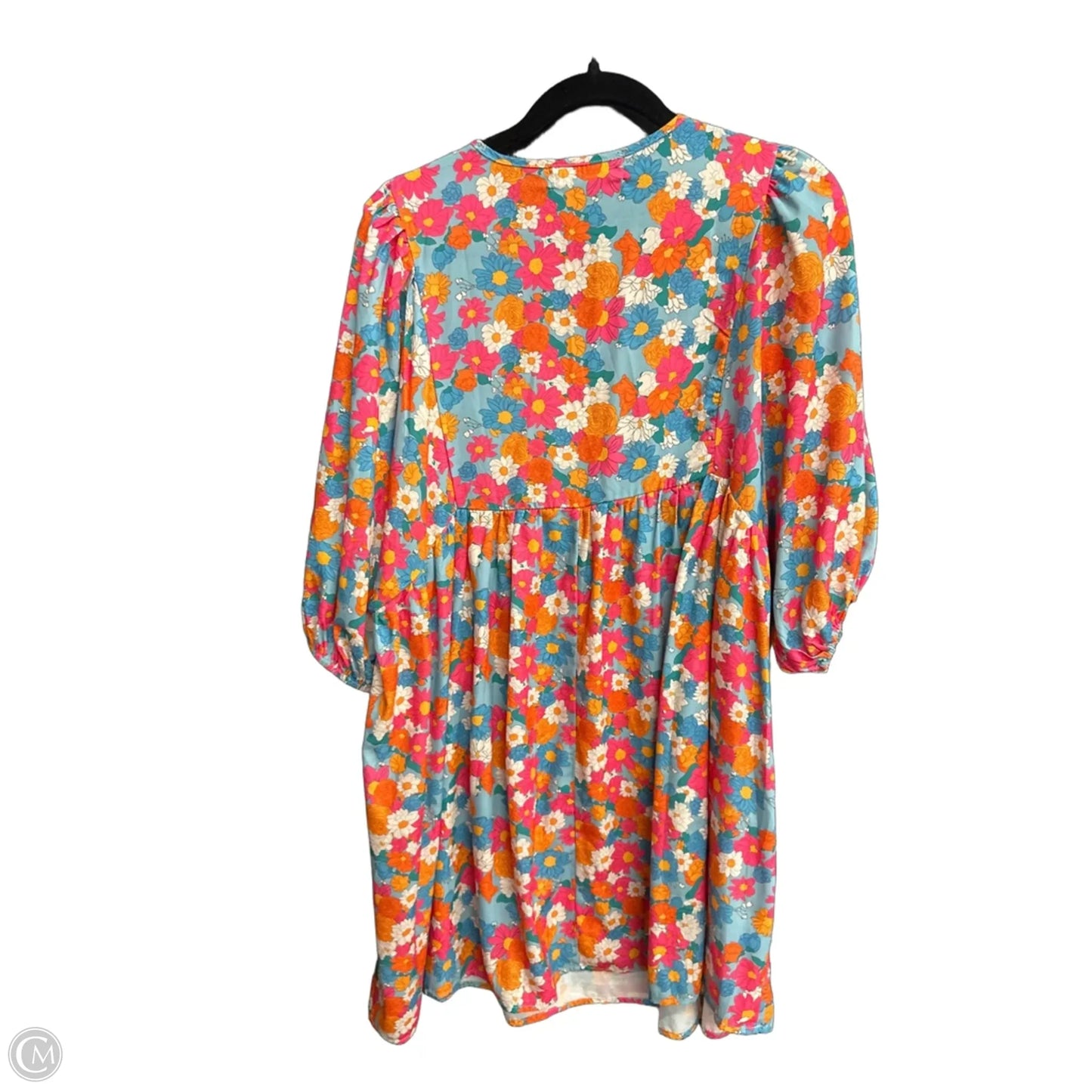Dress Casual Short By Clothes Mentor In Floral Print, Size: L