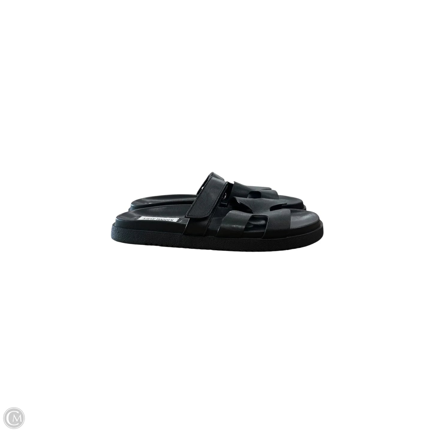 Sandals Flats By Steve Madden In Black, Size: 9