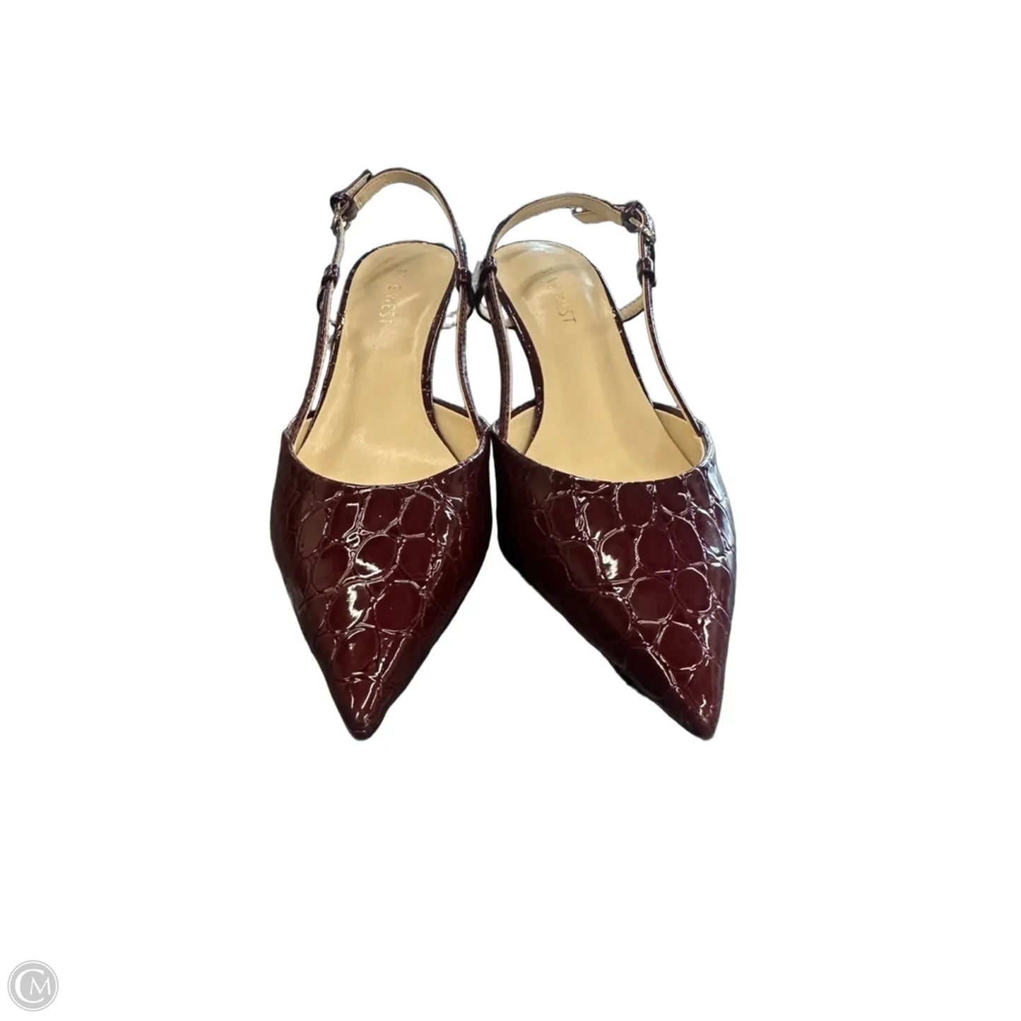 Shoes Heels Kitten By Nine West In Red, Size: 9
