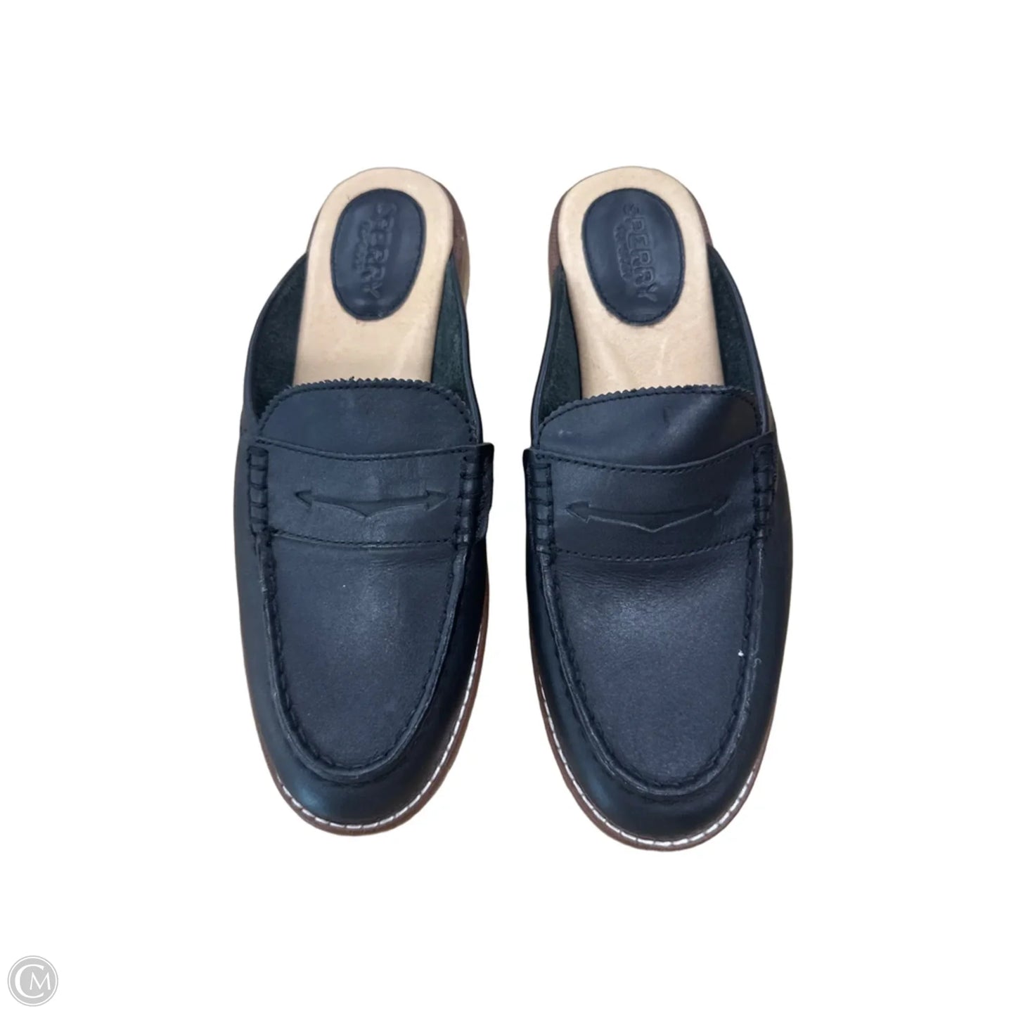 Shoes Flats By Sperry In Black & Brown, Size: 7