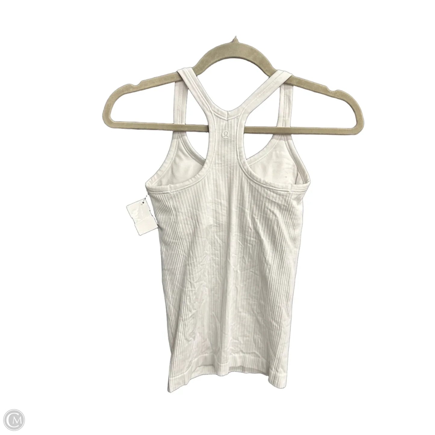 Athletic Tank Top By Lululemon In White, Size: Xs