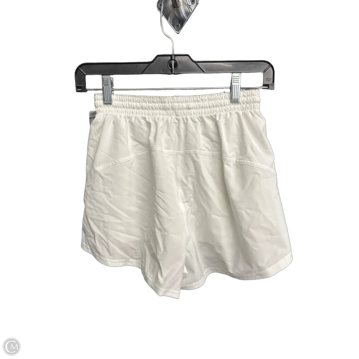 Athletic Shorts By Lululemon In White, Size: Xs