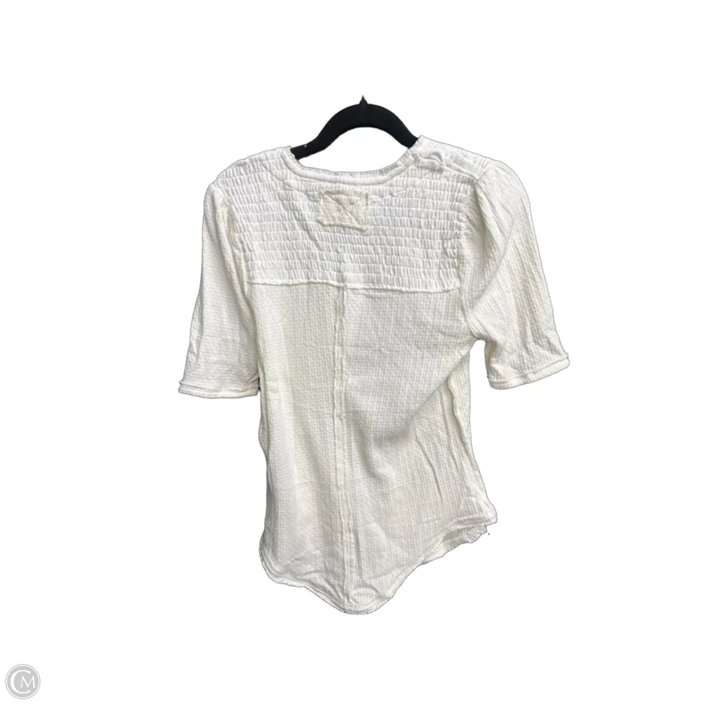 Top Short Sleeve By We The Free In Cream, Size: L