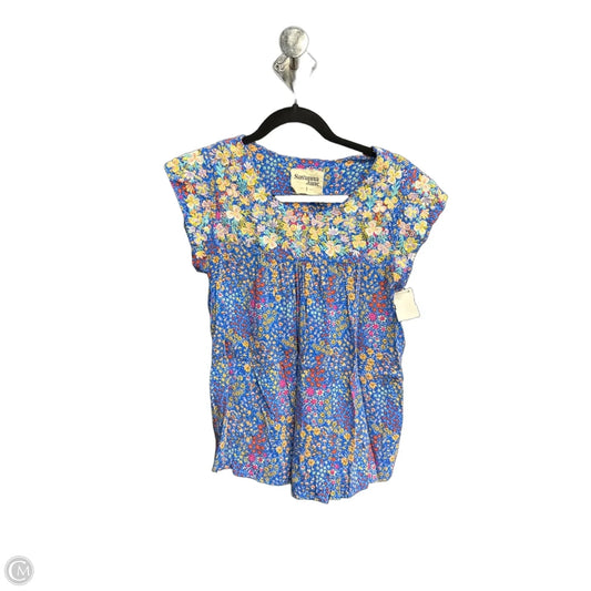 Top Sleeveless By Savanna Jane In Floral Print, Size: S