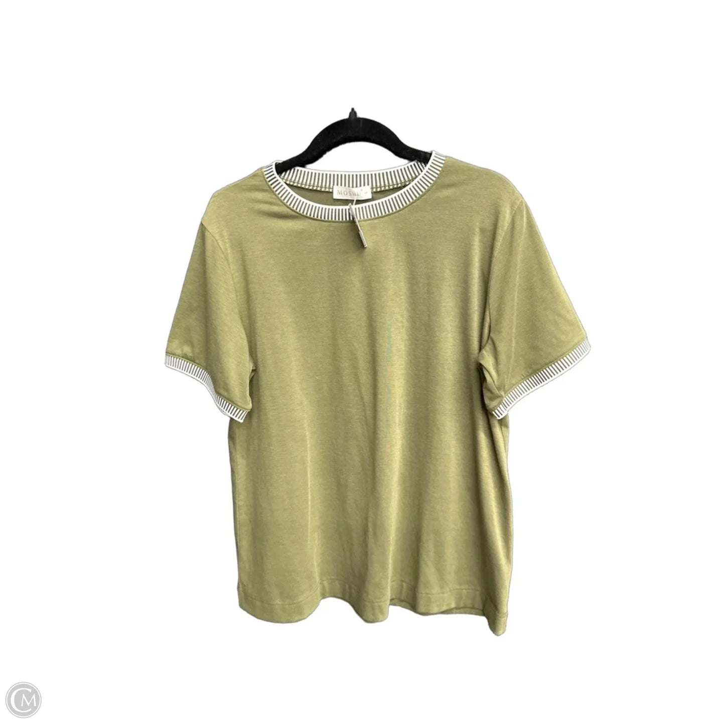 Top Short Sleeve By Clothes Mentor In Green, Size: L