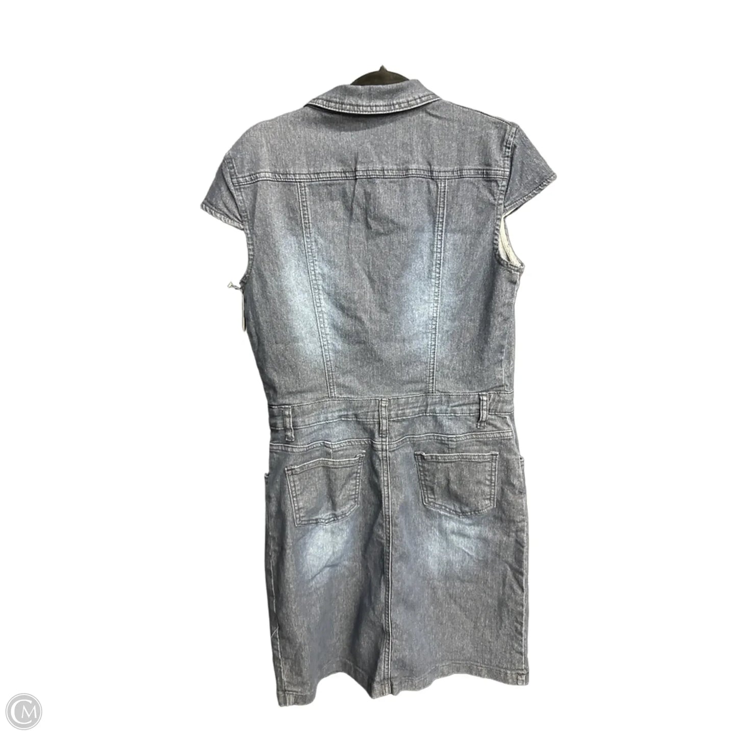 Dress Casual Short By Clothes Mentor In Blue Denim, Size: M