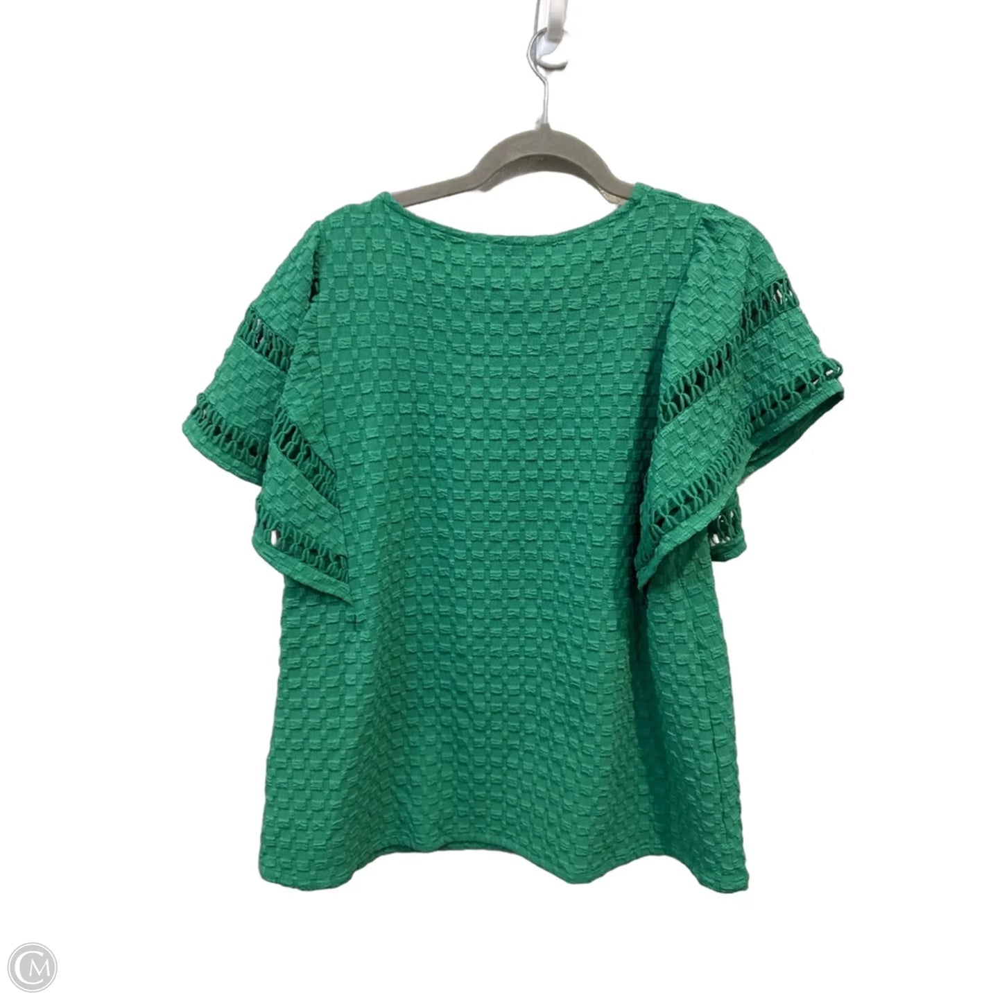 Top Short Sleeve By Umgee In Green, Size: M