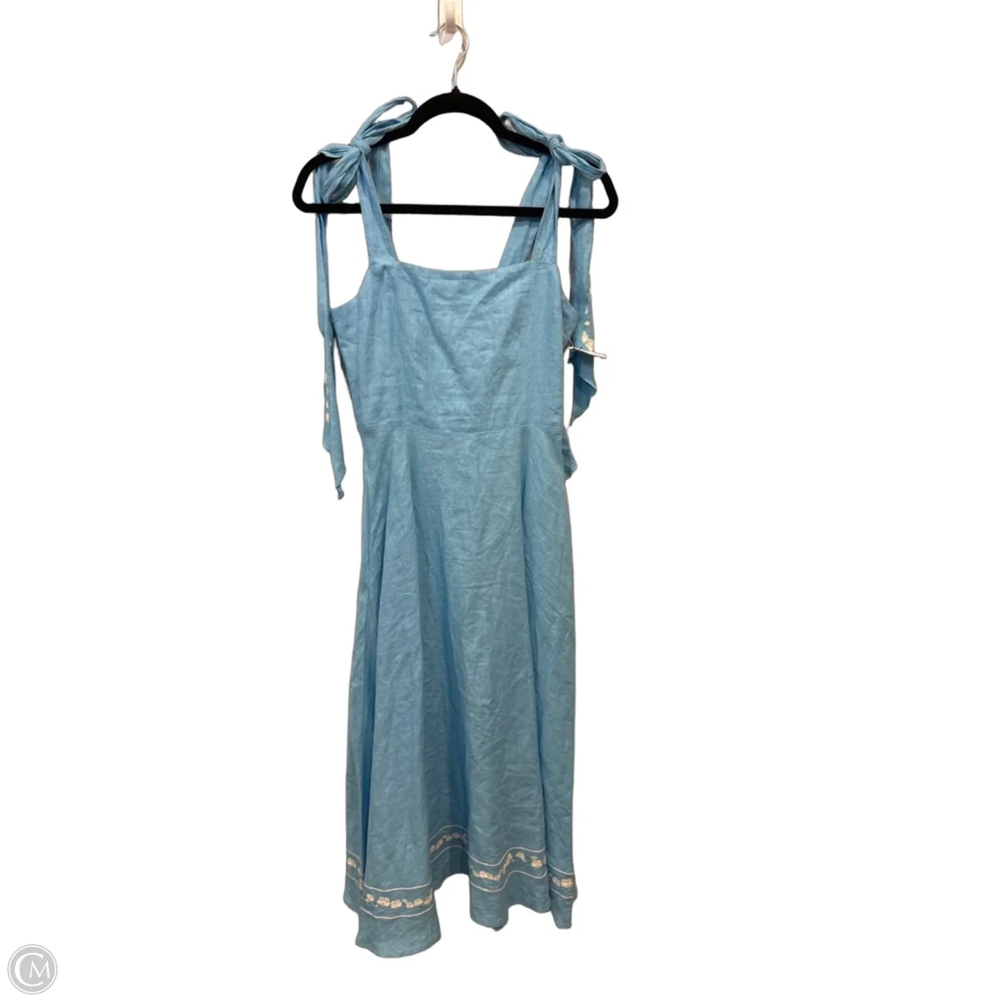 Dress Casual Midi By Clothes Mentor In Blue, Size: Xs