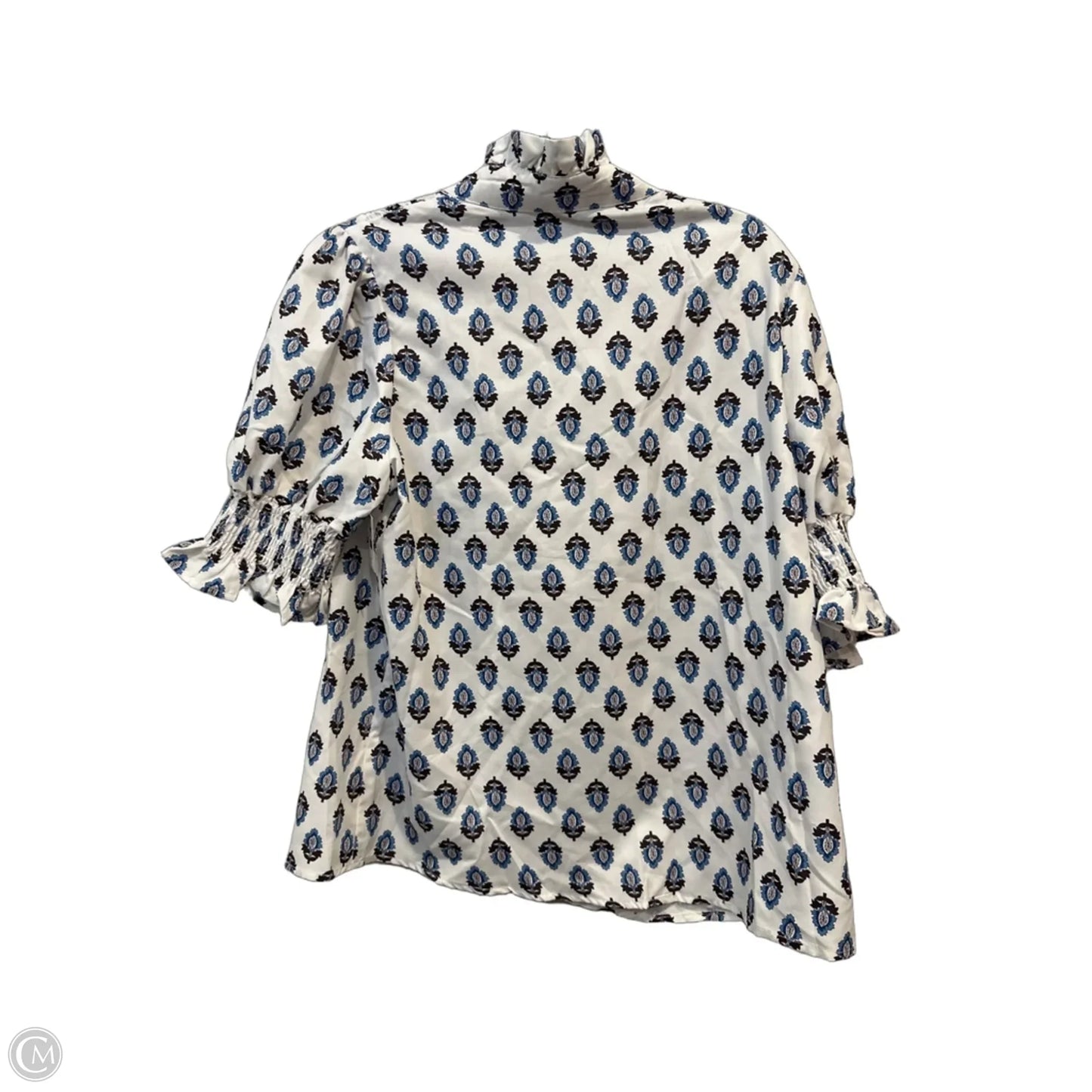 Top Short Sleeve By Clothes Mentor In Floral Print, Size: M