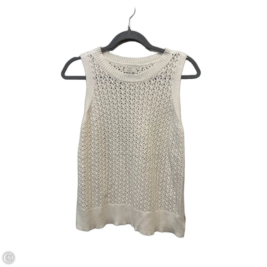 Top Sleeveless By A New Day In White, Size: M