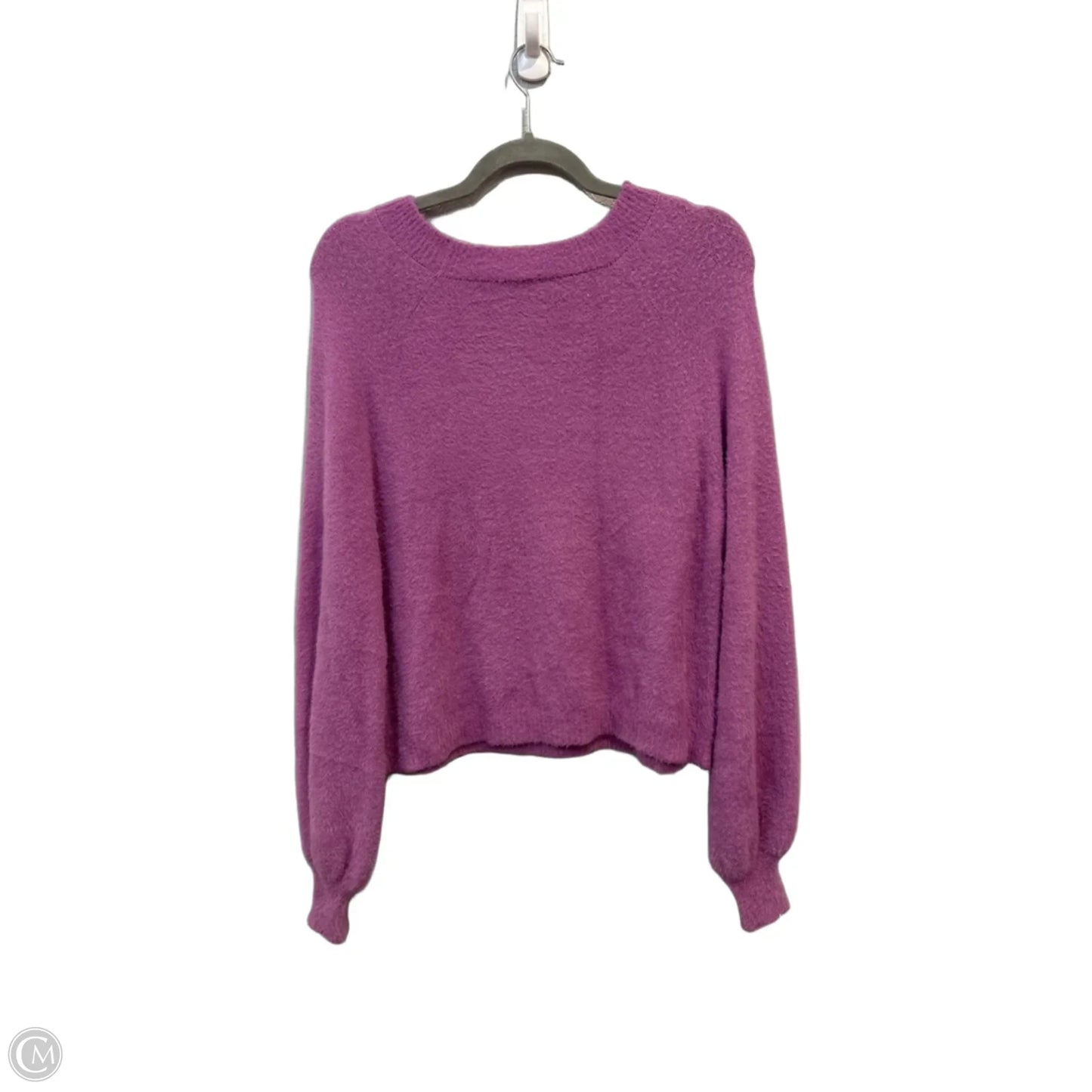 Sweater By Clothes Mentor In Purple, Size: M