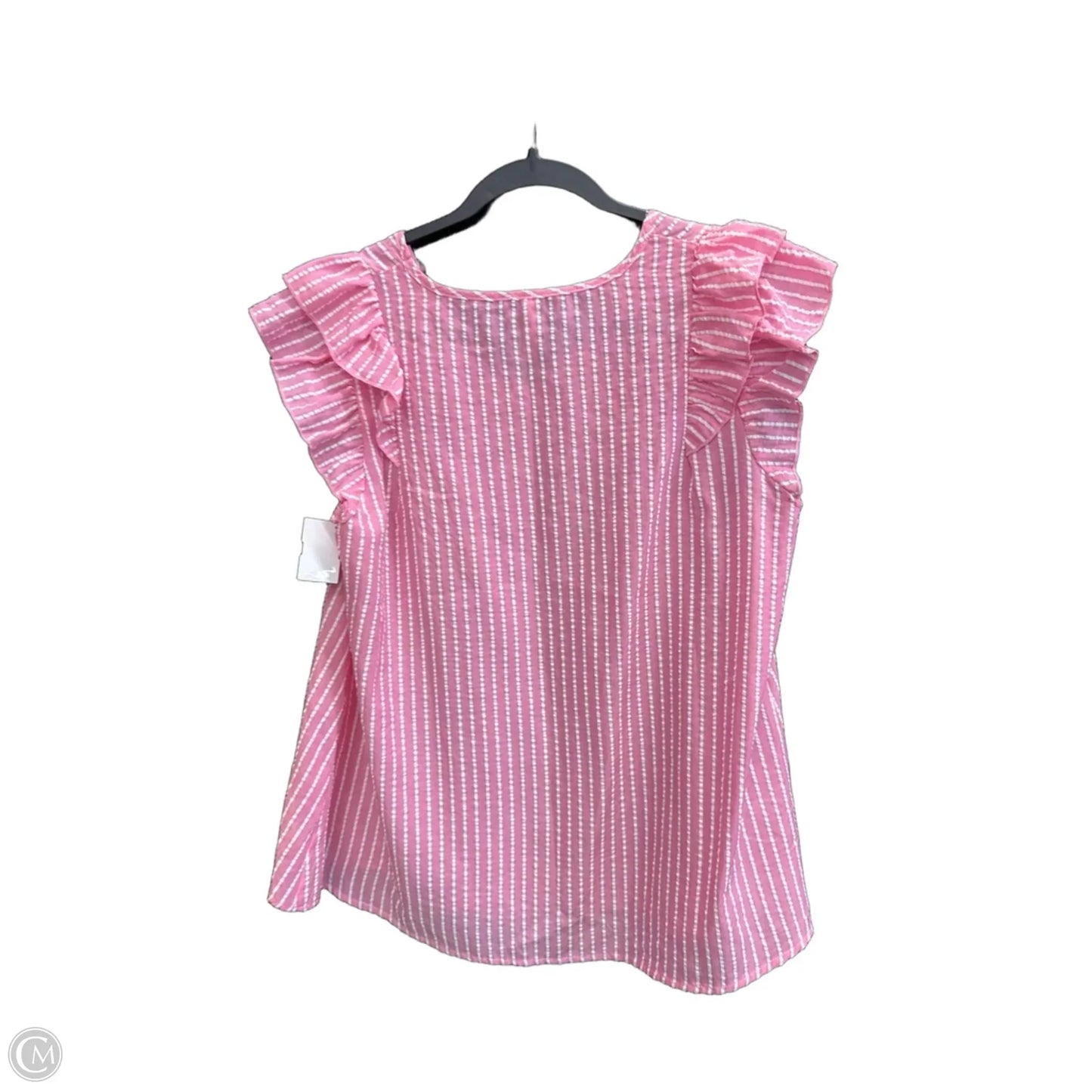 Top Sleeveless By Clothes Mentor In Striped Pattern, Size: L