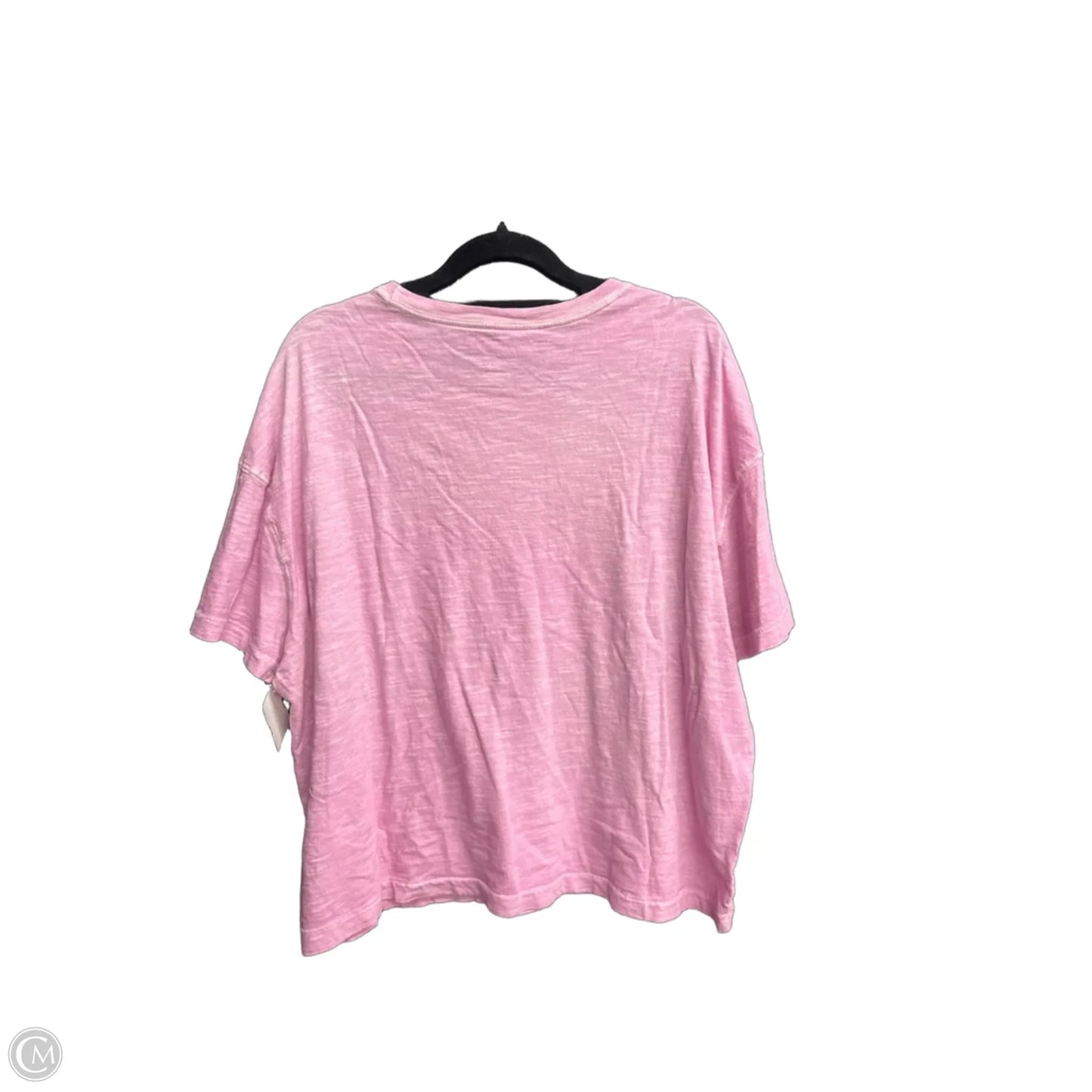 Top Short Sleeve Basic By Universal Thread In Pink, Size: L