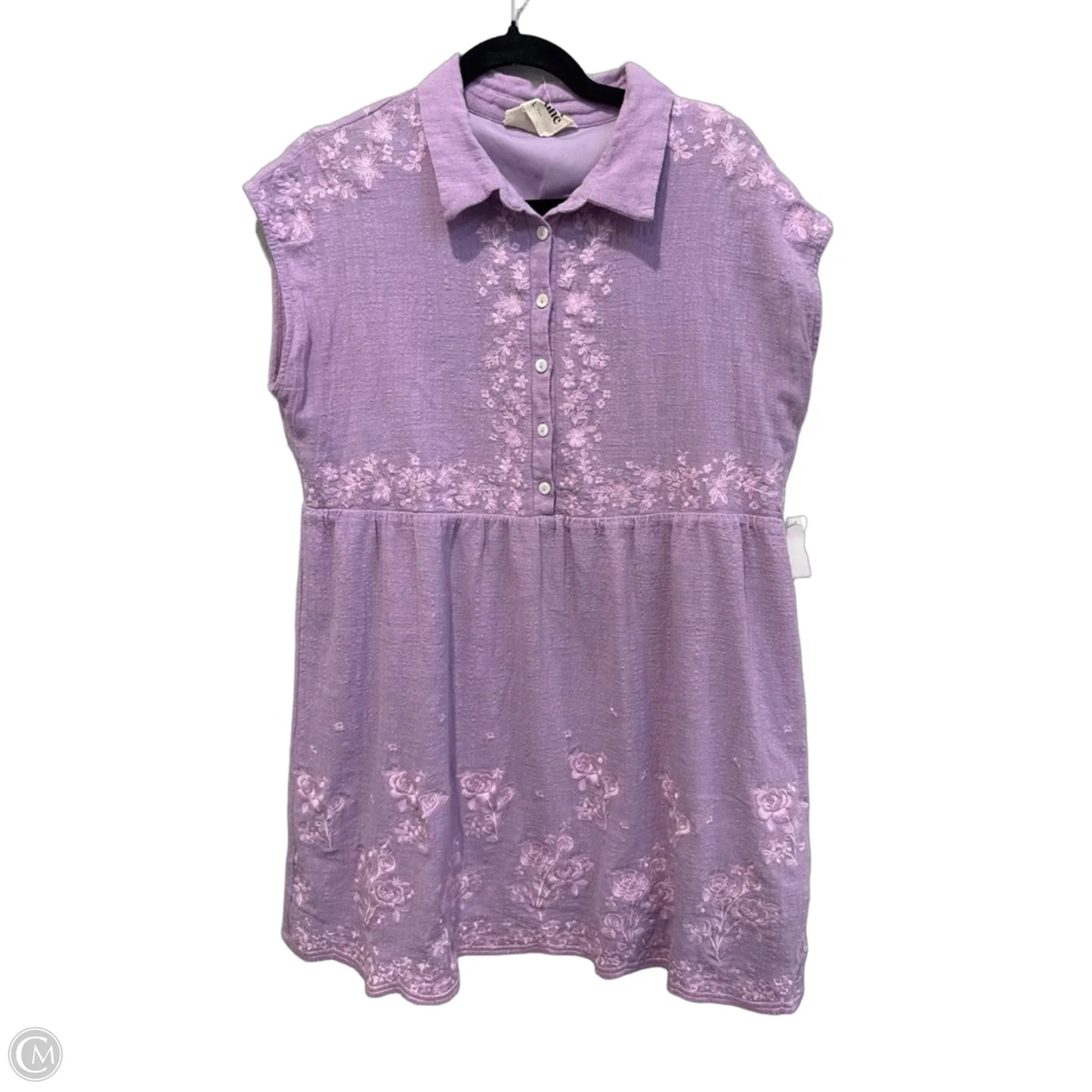 Dress Casual Short By Savanna Jane In Purple, Size: L